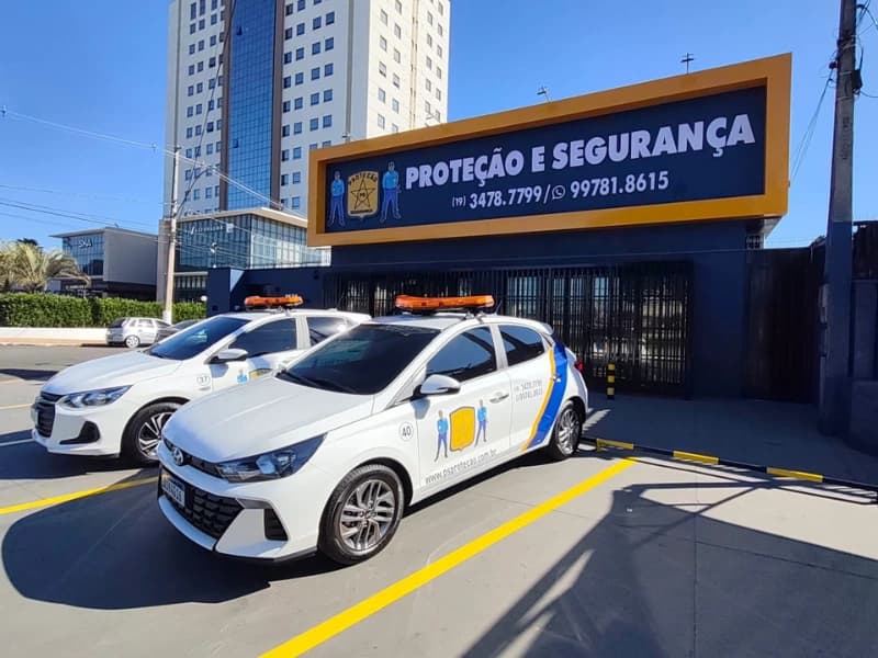 Fachada da sede da PS Proteção em Americana, SP