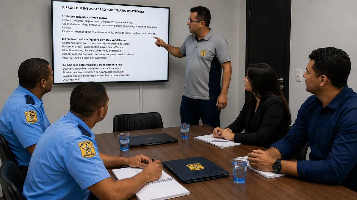 Implantação com POPs e SLAs — PS Proteção